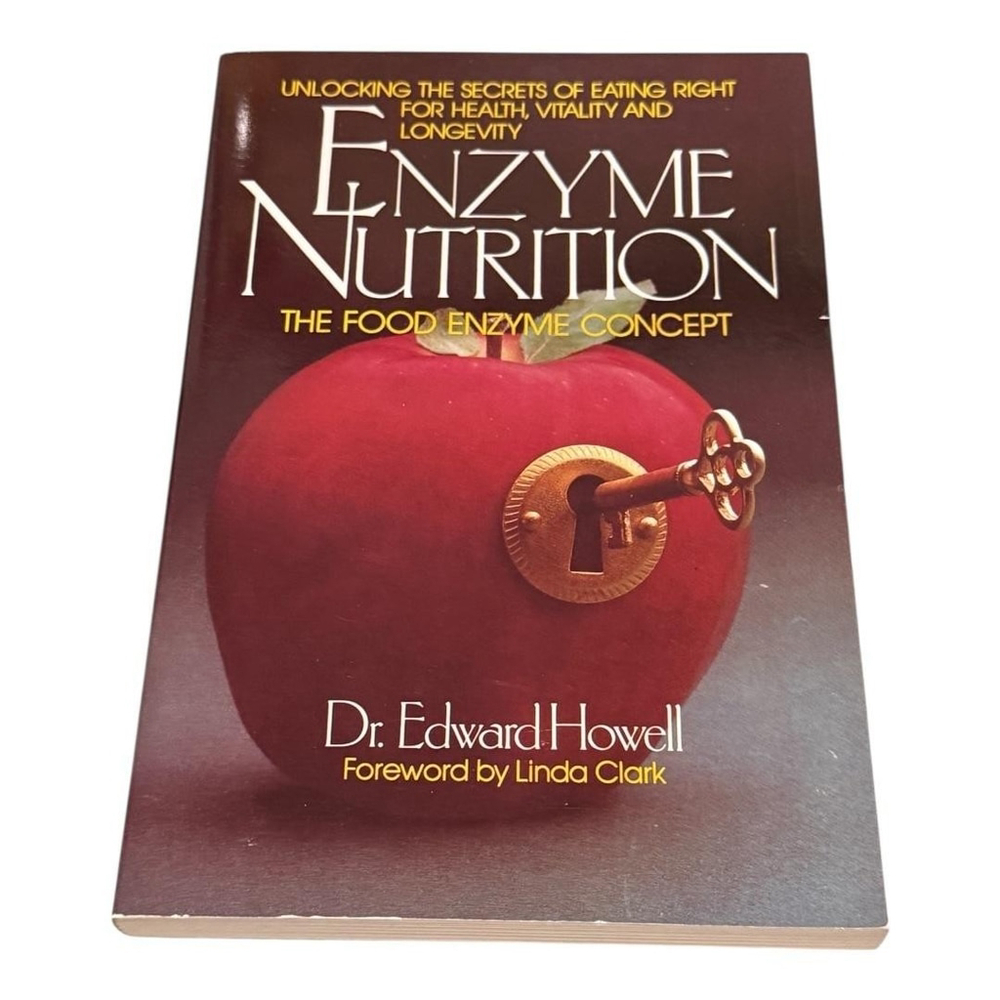 Vintage Enzyme Nutrition Dr Edward Howell Paperback Health Diet Wellness Book